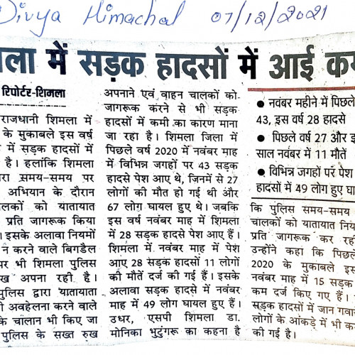 Road Safety News